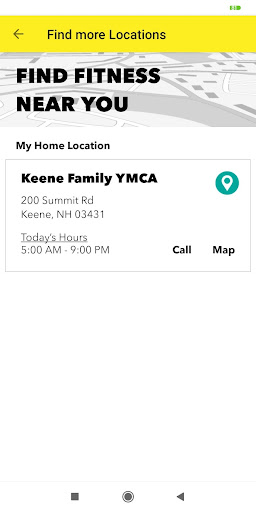Keene Family YMCA Screen 2
