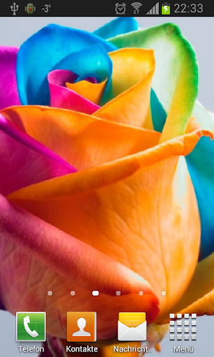 Android application Happy Roses Live Wallpaper screenshort
