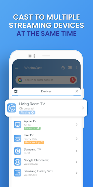 Imágen 4 WeeboCast: Cast Web Videos TV android