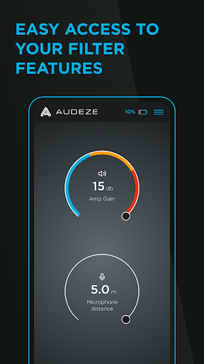 Android application Audeze Hub screenshort