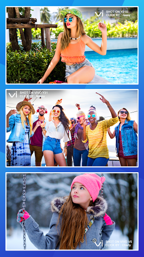 Shot on vivo Watermark for Camera  Gallery Photo