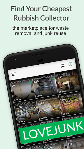 Android application LoveJunk: Rubbish Removal screenshort