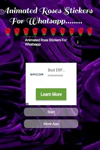 Rose Gif Sticker for Whatsapp