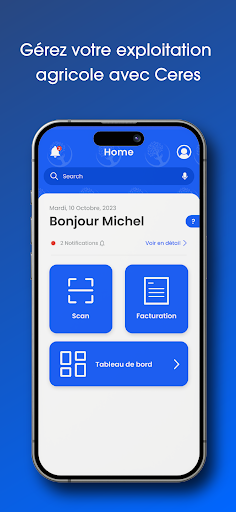 Android application Ceres finance for farmers screenshort