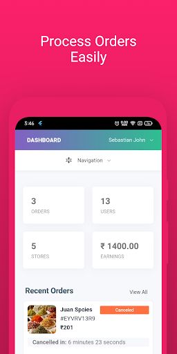 Keralakafe : Merchant App Screen 3