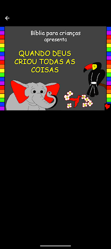 Android application Portuguese Bible Stories screenshort