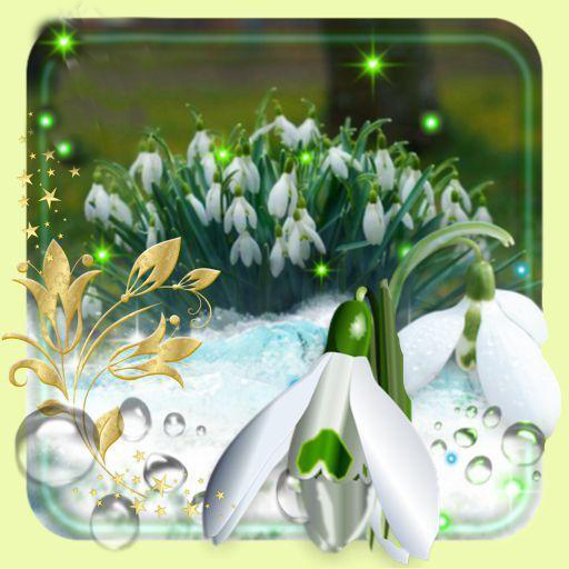 Snowdrops Flowers  Icon