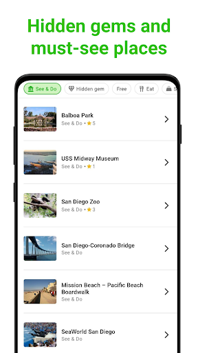 San Diego SmartGuide Screen 3