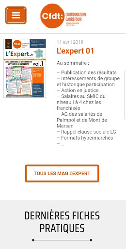 Fiches pratiques CFDT Carrefou Screenshot 1 - AppWisp.com