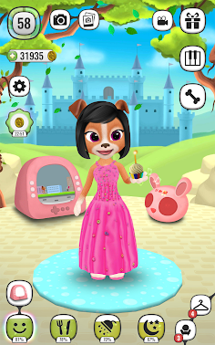 My Talking Lady Dog - Screenshot 1