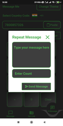 Without saving number-text Screen 3