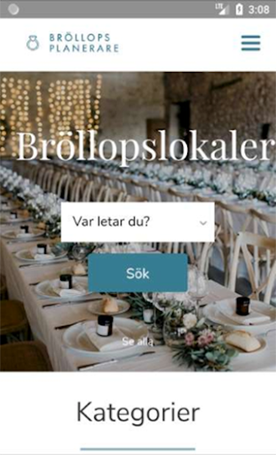 Bröllopsplanerare Screen 2
