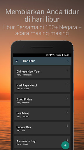 Jam alarm cerdas – AMdroid screenshot 4