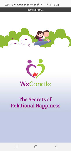 Android application WeConcile - Relational Bliss screenshort