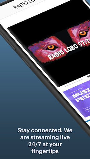 Android application RADIO LOBO 97.7 screenshort