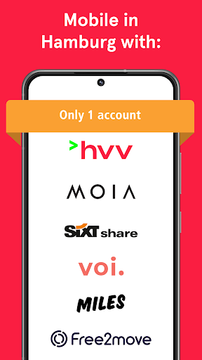 Screenshot of hvv switch – Mobility Hamburg