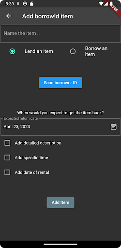 Lend!t Screen 2