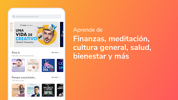 screenshot of Beek: Audiolibros y Podcasts