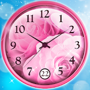 Rose Clock Live Wallpaper: Beautiful Flower Clock