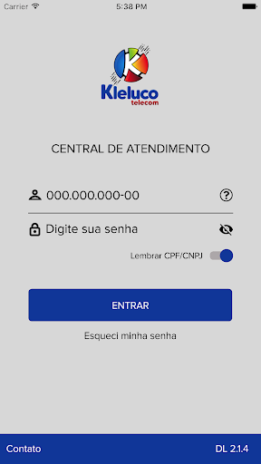 Android application Kleluco Telecom screenshort