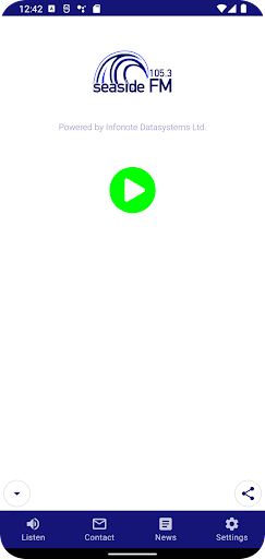 Android application Seaside FM screenshort