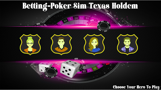 Betting-Poker Sim Texas Holdem