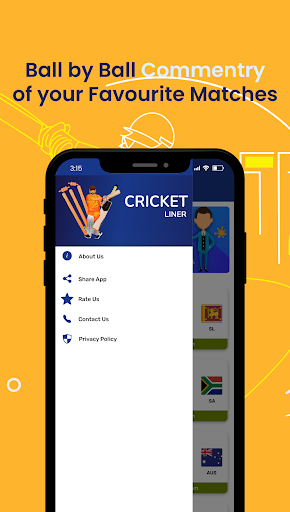 Cricket Linear - Live Scores Screen 2