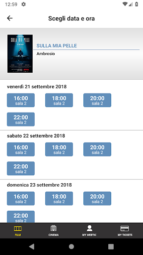 Webtic Ambrosio Cinema Torino Screenshot 3 - AppWisp.com