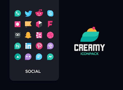 Creamy Icon Pack APK (Naka-Patch/Buong) 3