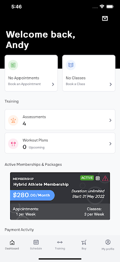 Fitnext Screen 2