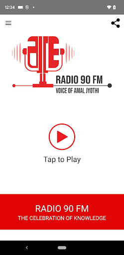 Android application Radio 90 FM screenshort