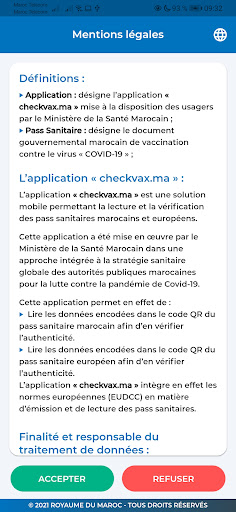 Checkvax.ma Screenshot 1 - AppWisp.com