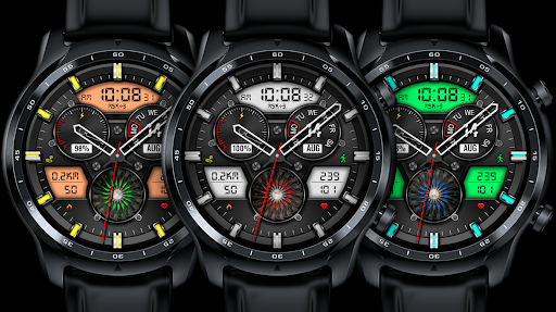 Android application Hybrid Sport CLOUD Watch face screenshort