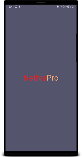 Android application Nethra Pro screenshort