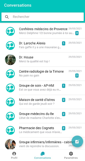 Healphi Messenger Screen 2