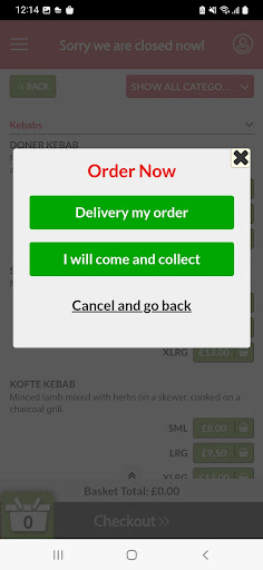 Android application Highworth Kebab House screenshort