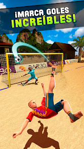 Captura 1 Dispara y Gol - Fútbol Playa android