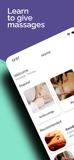 Android application Massage Therapy: Step by Step screenshort