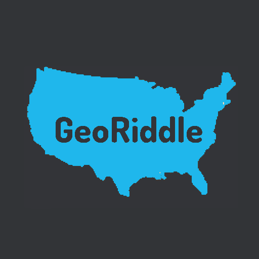 GeoRiddle - USA Geography Quiz logo