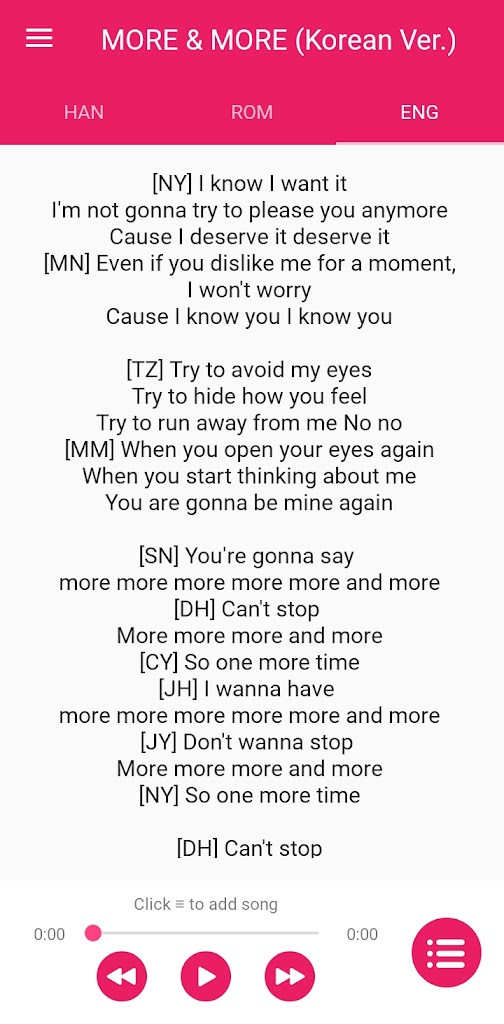 Twice Lyrics Offline Pour Android Apk Telecharger