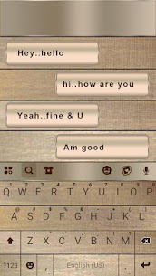 Wood SMS Keyboard Theme For PC – (Windows 7, 8, 10 & Mac) – Free Download In 2021 2