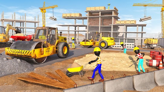 Stickman City Construction MOD (Free Rewards) 6