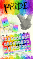 screenshot of LGBTQ Pride Keyboard Theme