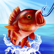 Grand Fishing Game: fish hook app icon