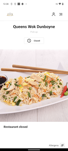Android application Queens Wok Dunboyne screenshort