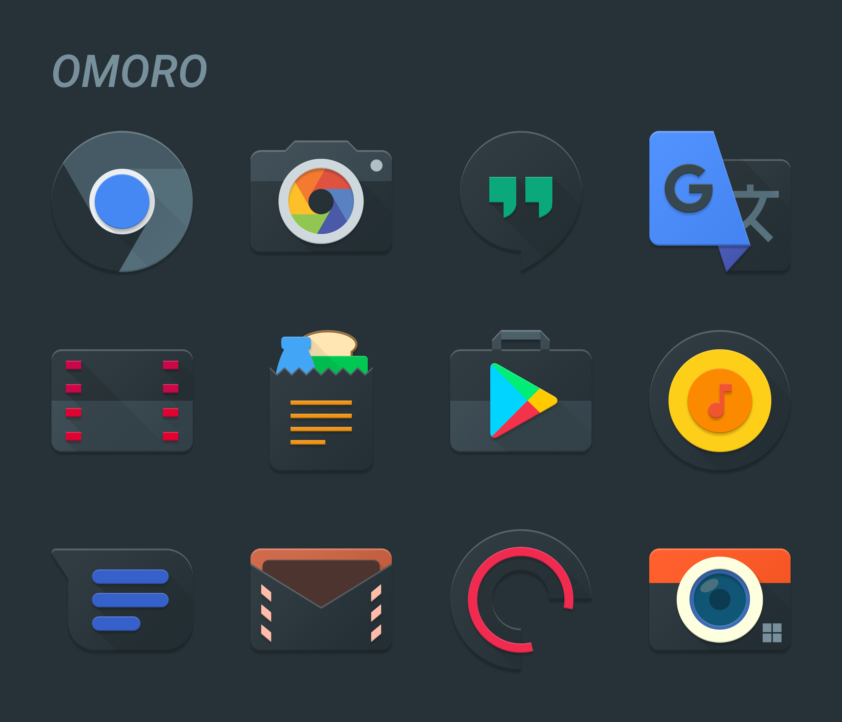 Android application Omoro - Icon Pack screenshort