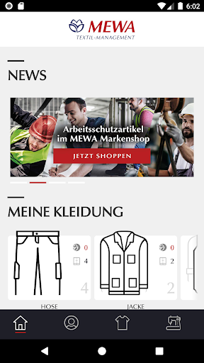 Android application MEWA ME screenshort