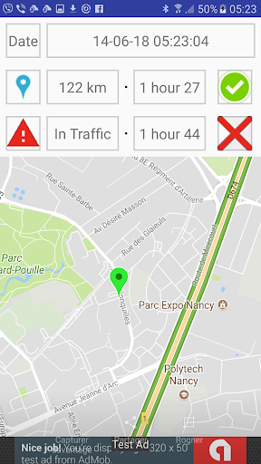 Android application ZTraffic screenshort