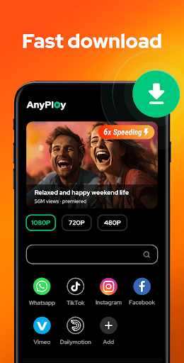 Screenshot of Video Player - AnyPlay