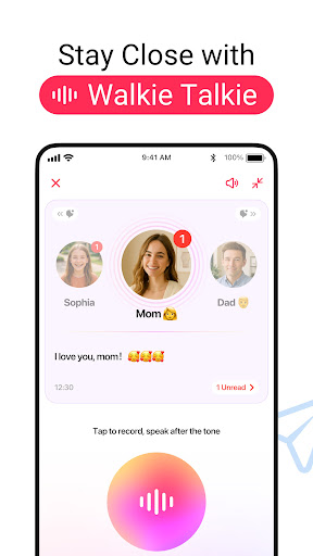 Screenshot of JusTalk Family Messenger